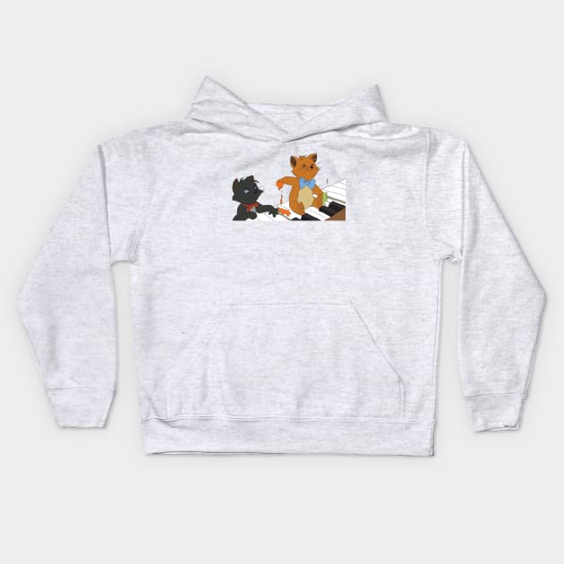 Aristocats Kids Hoodie by Whovian03